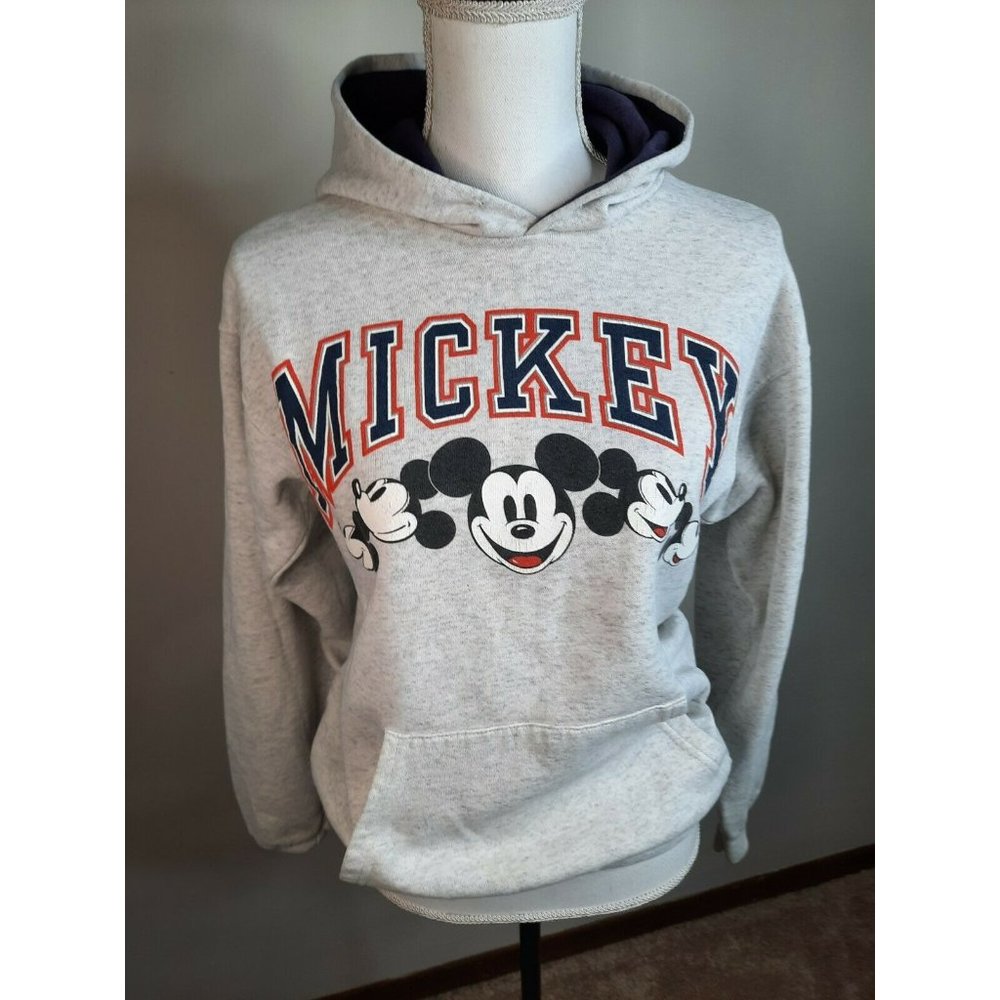 Vtg 90's Disney Designs Mickey Mouse Hoodie S USA